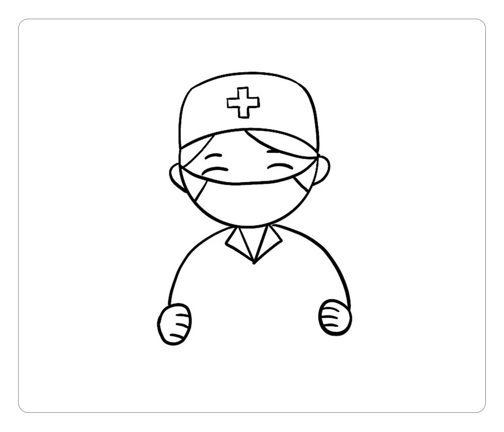 医生的简笔画画法