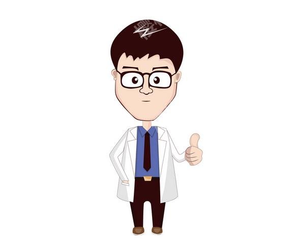 医生卡通形象，可爱与责任的完美融合