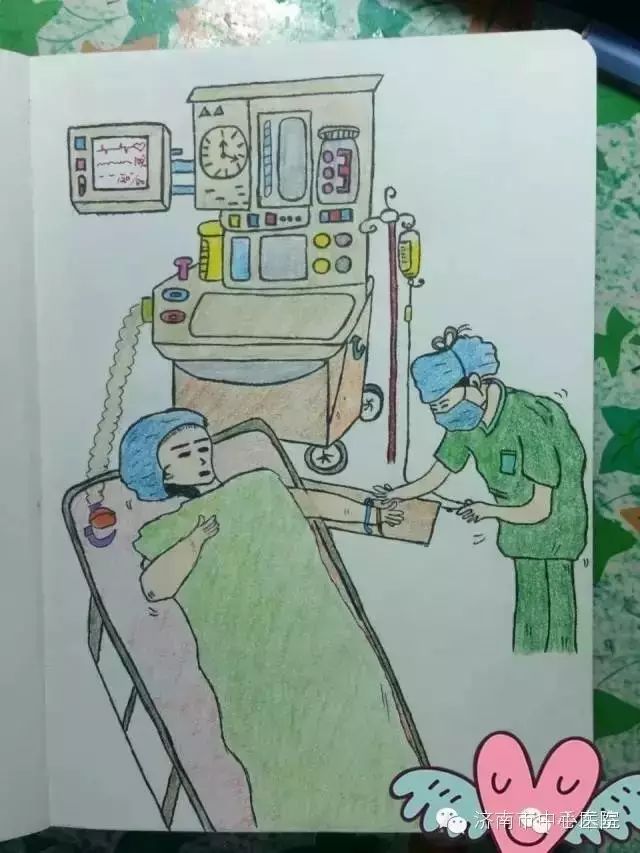 手术室里的无声英雄，漫画视角下的手术室图片大全